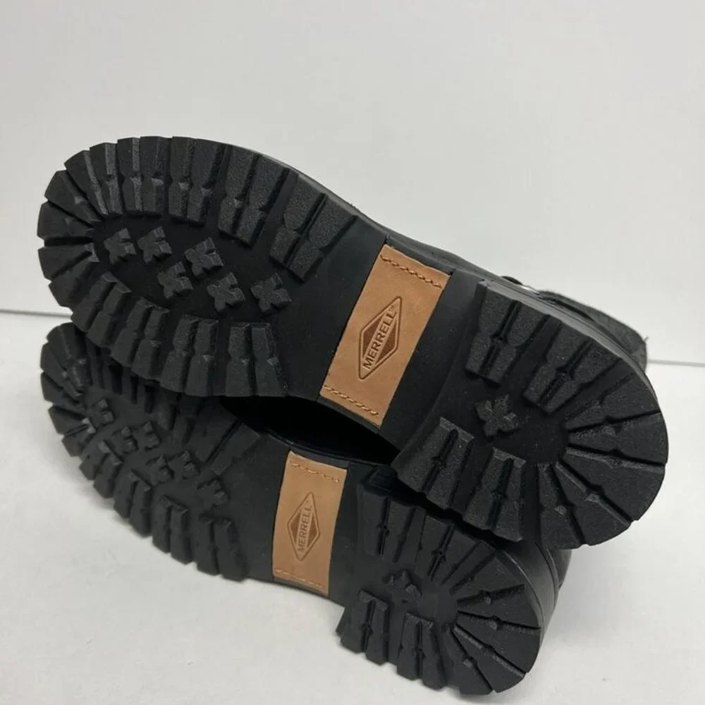 Merrell Women's Legacy Buckle Waterproof Boot Black Size 7.5 M